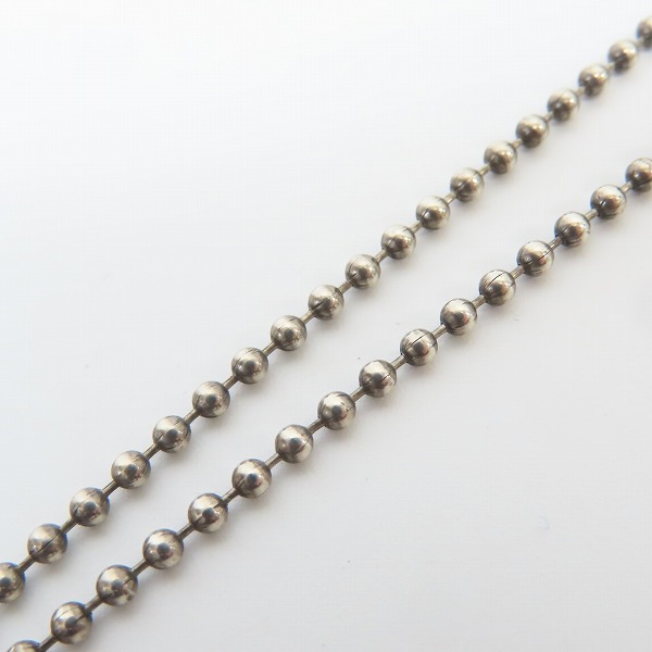 実際に弊社で買取させて頂いたBWL/ビルウォールレザー ゴシッククロスチャーム ペンダント w/ボールチェーンの画像 5枚目