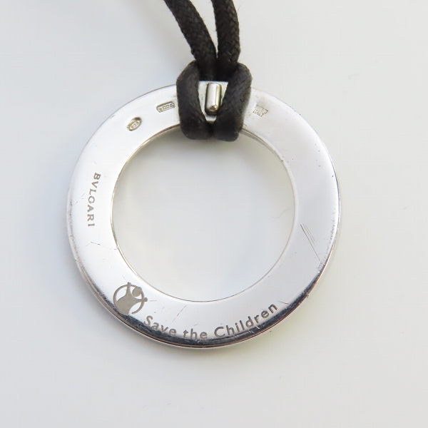実際に弊社で買取させて頂いたBVLGARI/ブルガリ Save the Children/セーブザチルドレン  シルバーペンダントの画像 2枚目
