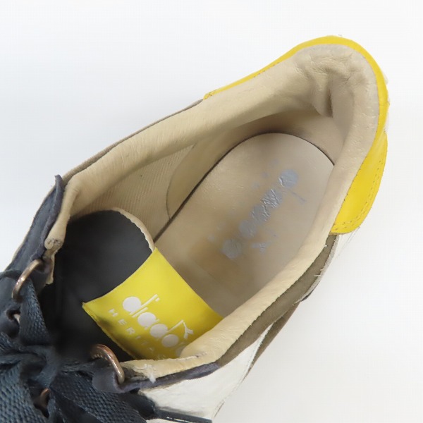 実際に弊社で買取させて頂いたDIADORA/ディアドラ HERITAGE EQUIPE スニーカー 1010726/28の画像 4枚目