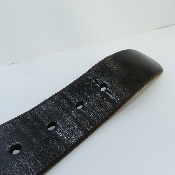 実際に弊社で買取させて頂いた(1)SUGAR CANE/シュガーケーン ギャリソンベルト ブラック Size：36の画像 6枚目