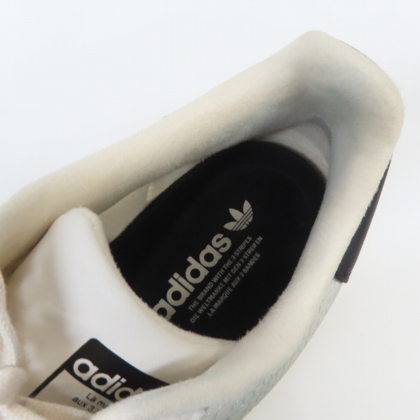 実際に弊社で買取させて頂いたadidas×ATMOS/アディダス×アトモス SUPERSTAR G-SNK スーパースター FY5253/27.5の画像 4枚目