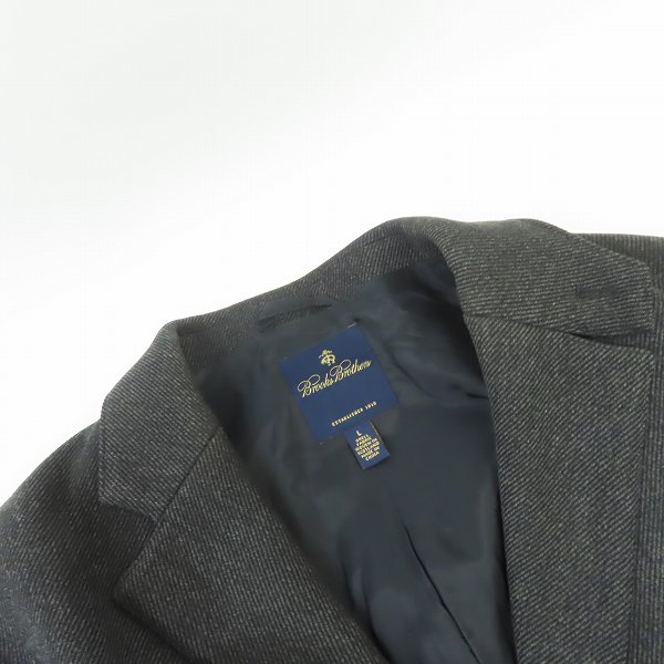 実際に弊社で買取させて頂いたBROOKS BROTHERS/ブルックスブラザーズ ステンカラーウールコート /Lの画像 5枚目
