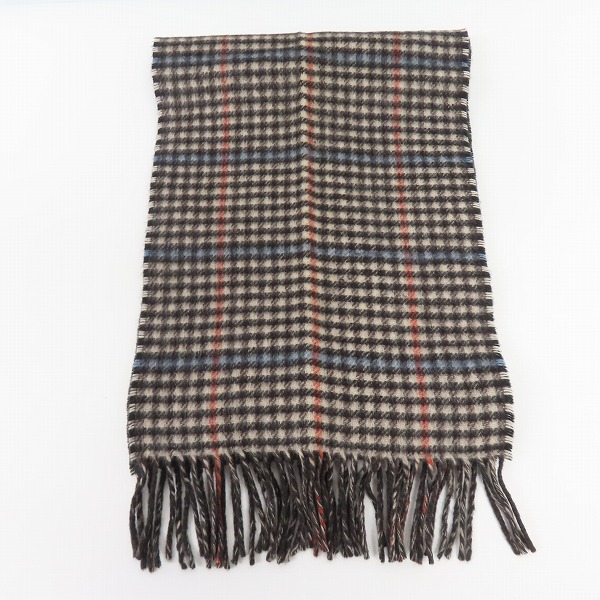 実際に弊社で買取させて頂いたPaul Smith/ポールスミス 千鳥柄 カシミアマフラー 270417 990の画像 4枚目