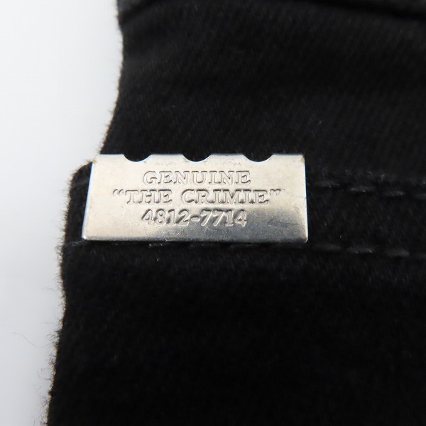 実際に弊社で買取させて頂いたTHE CRIMIE/クライミー デニム セットアップ ブラック/Mの画像 7枚目