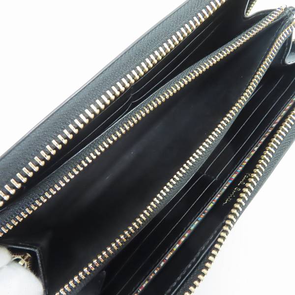 実際に弊社で買取させて頂いたPaul Smith/ポールスミス ラビット レザーラウンドファスナー長財布の画像 4枚目