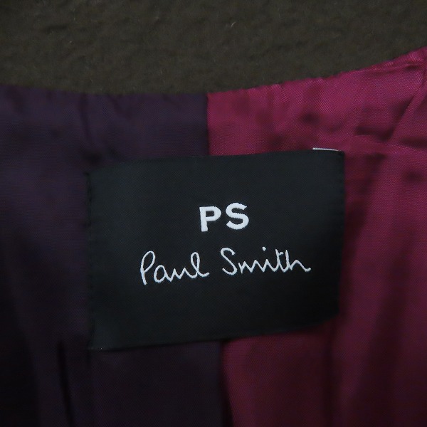 実際に弊社で買取させて頂いたPaul Smith/ポールスミス ウールPコート/42の画像 2枚目