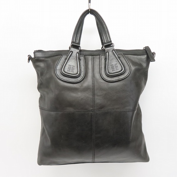 実際に弊社で買取させて頂いたGIVENCHY/ジバンシィ ナイチンゲール 2WAYレザートートバッグ SL0120の画像 1枚目