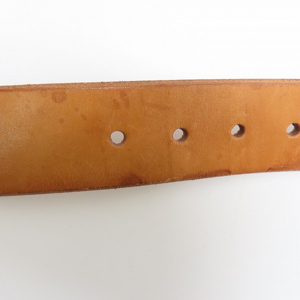 実際に弊社で買取させて頂いたSUGAR CANE/シュガーケーン スタッズ レザーベルト 32の画像 6枚目