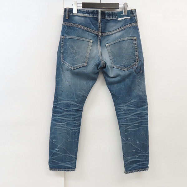 実際に弊社で買取させて頂いたVANQUISH ×Fragment Design/ヴァンキッシュ × フラグメントデザイン CROPPEDデニムパンツ VFP5017/28の画像 1枚目