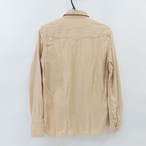 実際に弊社で買取させて頂いたTHE FLAT HEAD/ザフラットヘッド ウエスタン シャツ/40の画像 1枚目