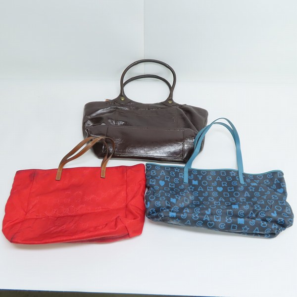 実際に弊社で買取させて頂いたGUCCI/グッチ MARC BY MARC JACOBS/マークバイマークジェイコブス COACH/コーチ トートバッグ/鞄 3点セットの画像 2枚目