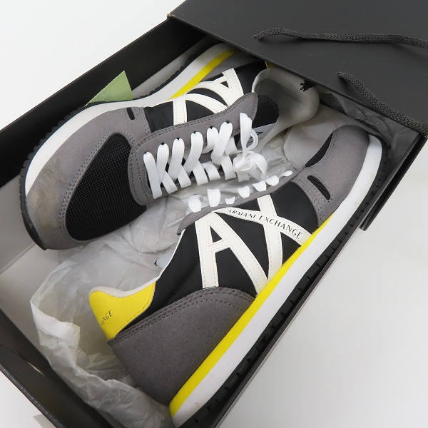 実際に弊社で買取させて頂いたARMANI EXCHANGE/アルマーニエクスチェンジ スニーカー XUX017 XCC68 K662/US7の画像 8枚目