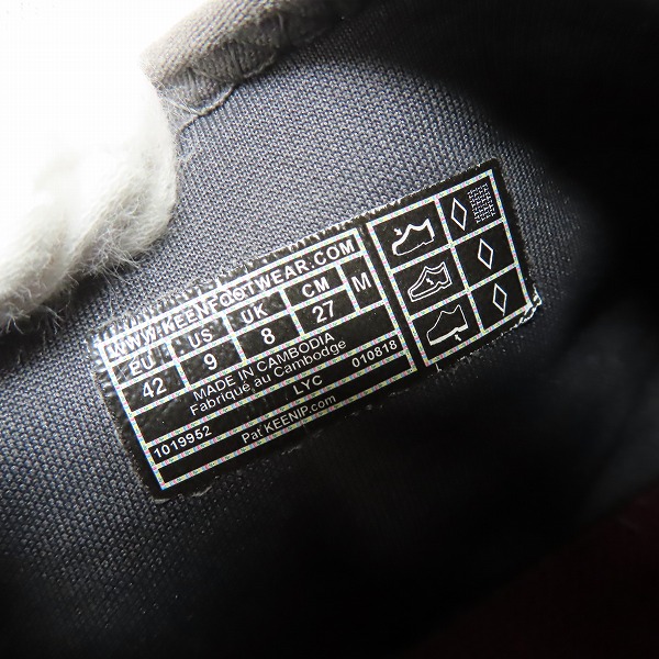 実際に弊社で買取させて頂いたKEEN/キーン UNEEK HT ユニーク HT サンダル 1019952/27.0の画像 5枚目