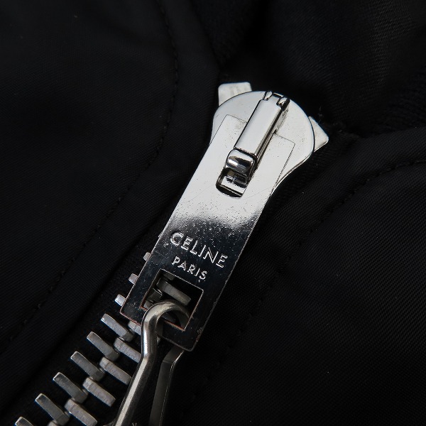 実際に弊社で買取させて頂いた【JPタグ】CELINE/セリーヌ 20AW MA-1 ボンバージャケット 2W011396E/Sの画像 8枚目
