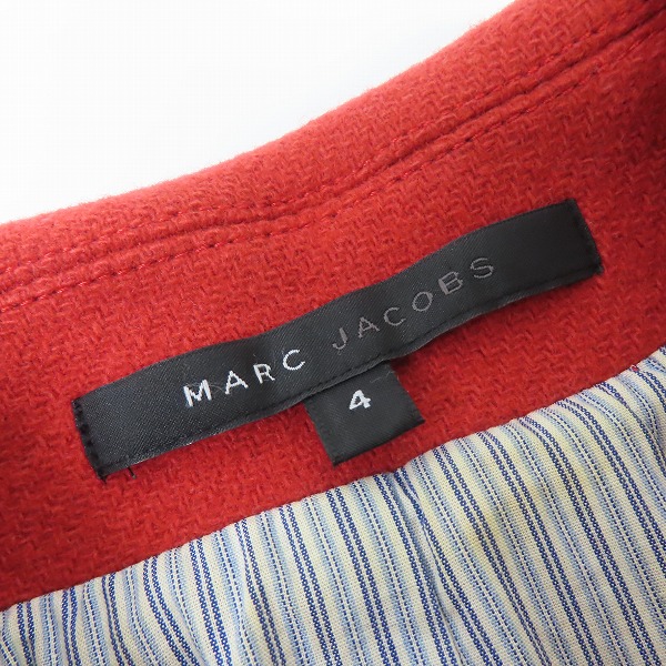 実際に弊社で買取させて頂いたMARC JACOBS/マークジェイコブス ウールコート/アウター/4の画像 2枚目