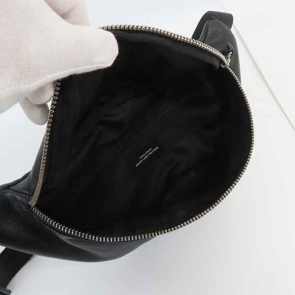 実際に弊社で買取させて頂いたUNITED ARROWS/ユナイテッドアローズ グリーンレーベルリラクシング レザー ボディバッグの画像 3枚目