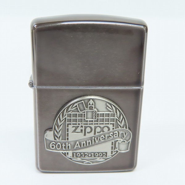 ZIPPO/ジッポー 60th Anniversary/60周年記念モデル ロゴ メタル貼り