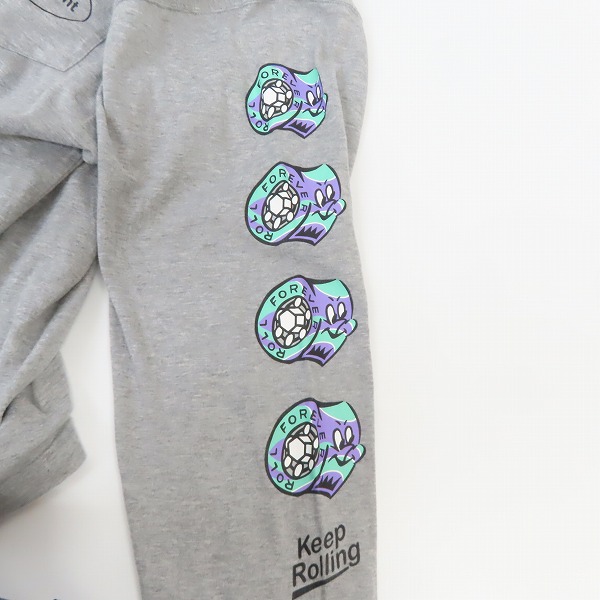 実際に弊社で買取させて頂いたDESCENDANT/ディセンダント 長袖Tシャツ 袖プリント グレー/2の画像 5枚目