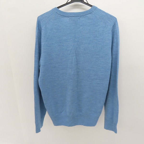 実際に弊社で買取させて頂いたBrooks Brothers/ブルックスブラザーズ SAXXON Vネックウールニット/Mの画像 1枚目