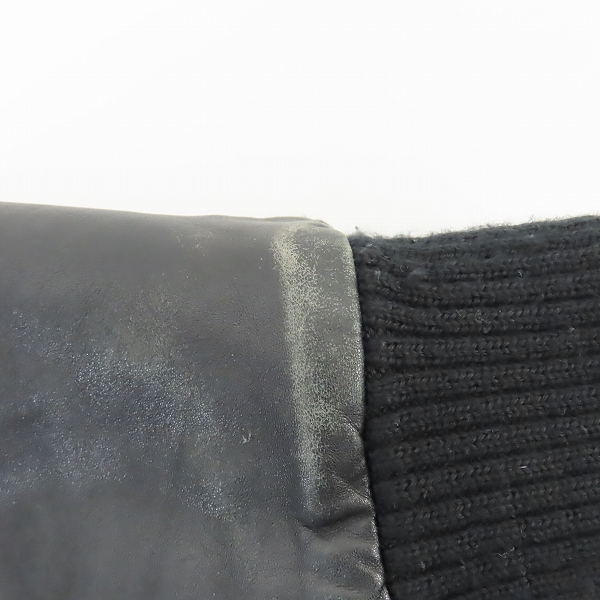 実際に弊社で買取させて頂いた【JPタグ】GIVENCHY/ジバンシー ラムレザー ミリタリージャケット/50の画像 8枚目