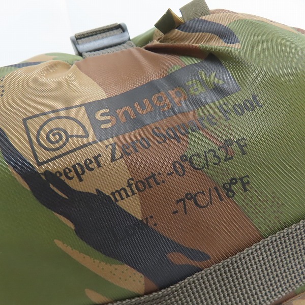 実際に弊社で買取させて頂いたSnugpak/スナグパック スリーパーゼロ 寝袋/シュラフの画像 7枚目