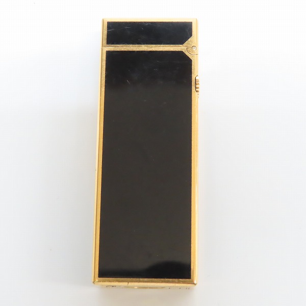 実際に弊社で買取させて頂いたdunhill/ダンヒル ガスライター ブラックの画像 1枚目