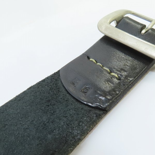 実際に弊社で買取させて頂いた(2)SUGAR CANE/シュガーケーン ギャリソンベルト ブラック Size：36の画像 2枚目