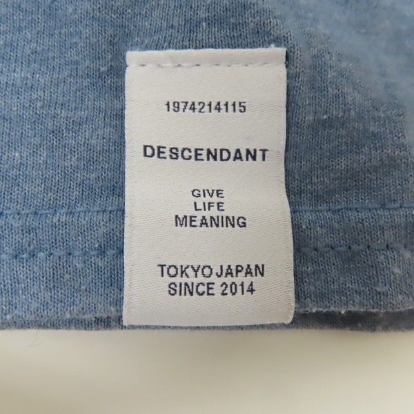 実際に弊社で買取させて頂いたDESCENDANT/ディセンダント ロゴ 半袖Tシャツ/カットソー/Mの画像 6枚目