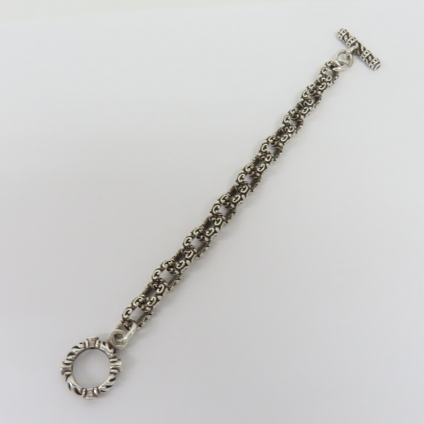 実際に弊社で買取させて頂いたLeathers & Treasures/レザーズアンドトレジャーズ ブレスレット w/オニキスの画像 6枚目