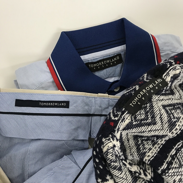実際に弊社で買取させて頂いた【おまとめ品/未使用品含む】TOMORROWLAND/トゥモローランド カーディガン/シャツ/パンツ等の画像 1枚目