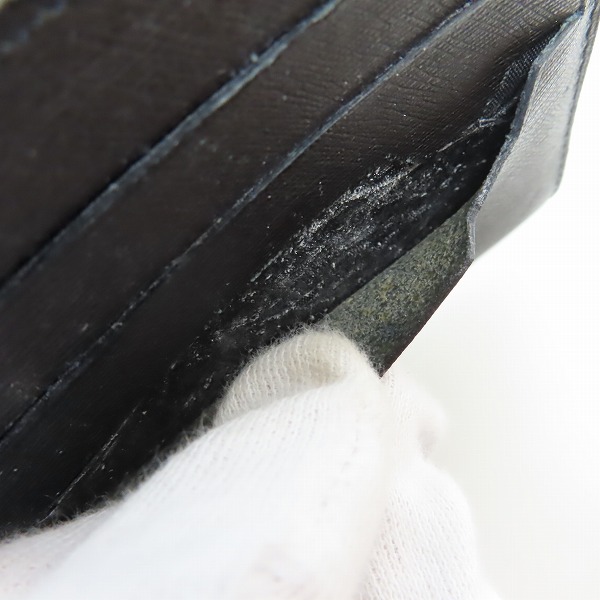 実際に弊社で買取させて頂いたDunhill/ダンヒル ロゴプレート レザー 二つ折り長財布の画像 7枚目