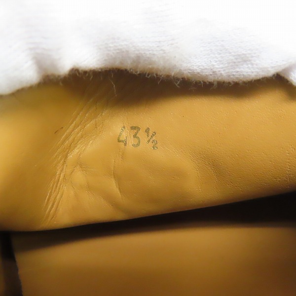 実際に弊社で買取させて頂いたJIMMY CHOO/ジミーチュウ レオパード ハラコ タッセル ドライビングシューズ 43.5の画像 5枚目