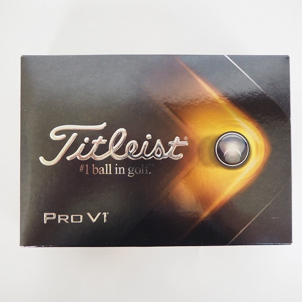 実際に弊社で買取させて頂いた【未使用/オウンネーム】Titleist/タイトリスト PRO V1 ゴルフボール 1ダース の画像 2枚目