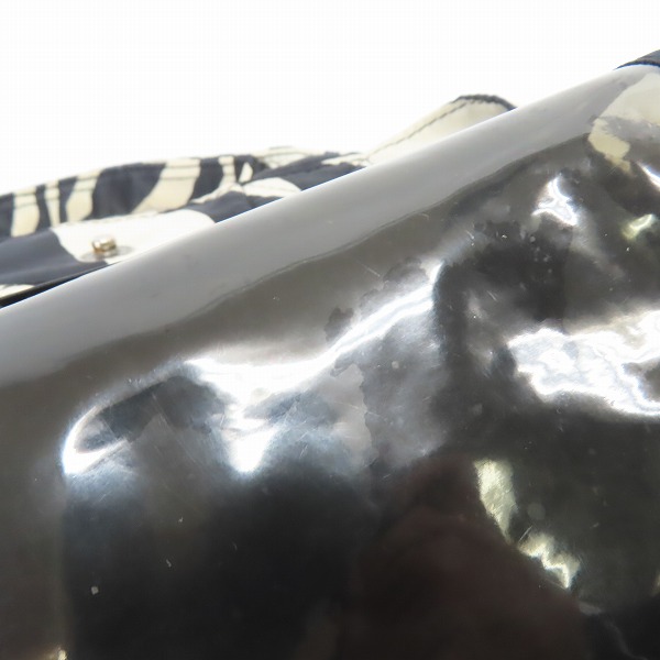実際に弊社で買取させて頂いたHEAD PORTER/ヘッドポーター ゼブラ ハンドバッグ/トートバッグの画像 8枚目