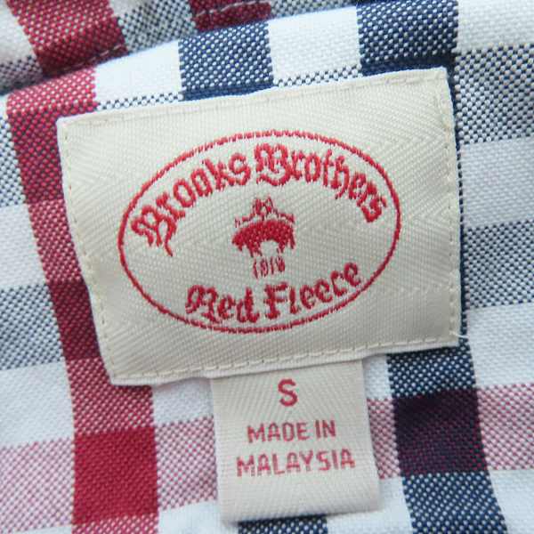 実際に弊社で買取させて頂いたBROOKS BROTHERS/ブルックスブラザーズ ボタンダウンシャツ ブロックチェック/Sの画像 2枚目