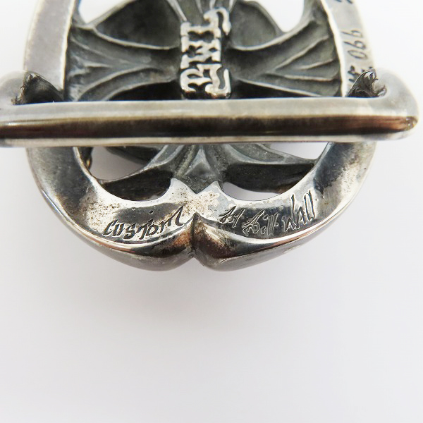 実際に弊社で買取させて頂いた【カスタム】BILL WALL LEATHER/BWL/ビルウォールレザー スカル シルバーバックルの画像 6枚目