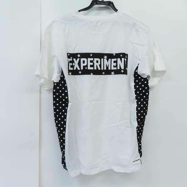 実際に弊社で買取させて頂いたuniform experiment/ユニフォームエクスペリメント whiteline BROAD DOT SIDE PANEL TEE UE-160033/2の画像 1枚目