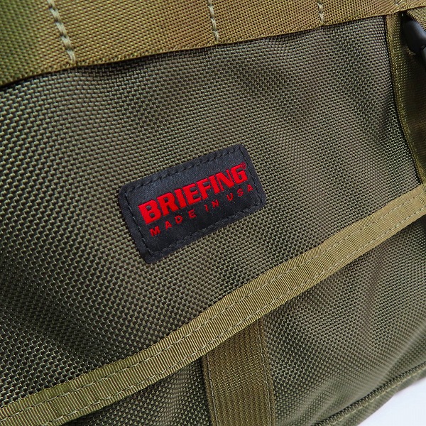実際に弊社で買取させて頂いたBRIEFING/ブリーフィング GRASSHOPPER メッセンジャーバック BRF402219の画像 3枚目