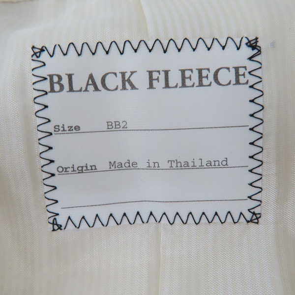 実際に弊社で買取させて頂いたBLACK FLEECE by Brooks Brothers/ブラックフリースバイブルックスブラザーズ パイピング アイボリー ジャケット BB2の画像 2枚目