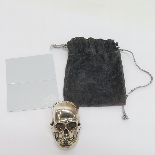 実際に弊社で買取させて頂いた【証明書】STANLEY GUESS/スタンリーゲス XX Large Skull Ring w/Jaw XXラージスカルリングw/ジョー 19.5-24号の画像 9枚目