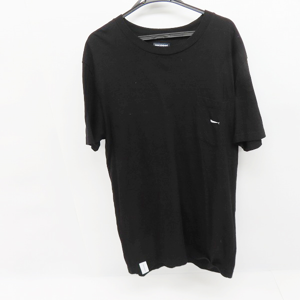 実際に弊社で買取させて頂いたDESCENDANT/ディセンダント cachalot 刺繍 Tシャツ ブラック/3