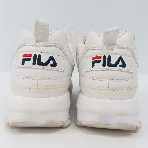 実際に弊社で買取させて頂いたFILA/フィラ DISRUPTOR2/ディスラプター2 ダットシューズ FS1HTB1071X-WWT/27.5の画像 1枚目