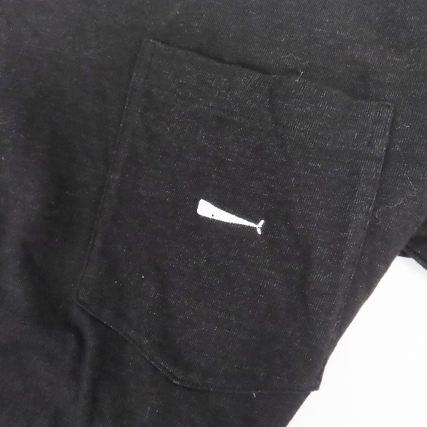 実際に弊社で買取させて頂いたDESCENDANT/ディセンダント cachalot 刺繍 Tシャツ ブラック/3の画像 6枚目