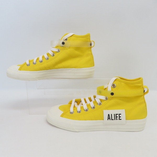 実際に弊社で買取させて頂いたadidas×ALIFE/アディダス 20SS NIZZA HI ALIFE FX2619/26.0の画像 3枚目
