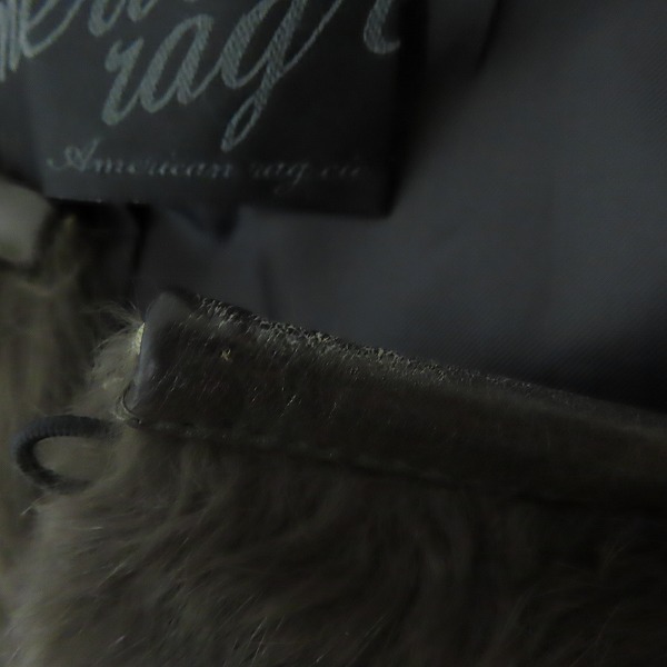 実際に弊社で買取させて頂いたAMERICAN RAG CIE/アメリカンラグシー ラビットファー×牛革 ジャケット 01-0013/Fの画像 8枚目