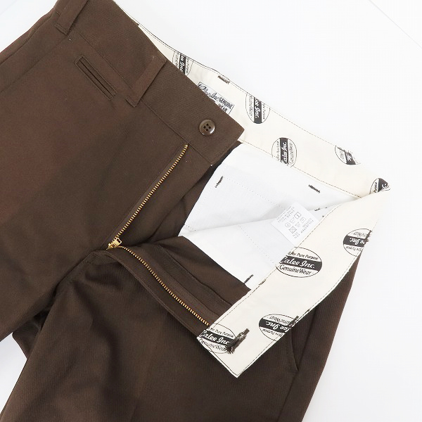 実際に弊社で買取させて頂いたCALEE/キャリー ワークパンツ ブラウン/Lの画像 2枚目