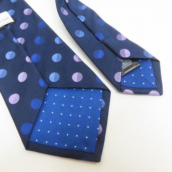 実際に弊社で買取させて頂いたPaul Smith/ポールスミス ドット柄 シルクネクタイの画像 3枚目