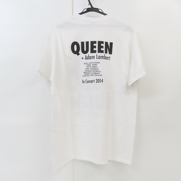 実際に弊社で買取させて頂いたQUEEN/クイーン ADAM LAMBERT IN CONCERT 2014 バンドTシャツ/ツアーTシャツ Lの画像 1枚目