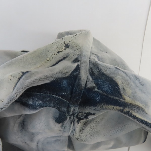 実際に弊社で買取させて頂いたMaison Martin Margiela 10/メゾンマルタンマルジェラ10 09AW フロッキー加工 ベロアパンツ/44の画像 8枚目