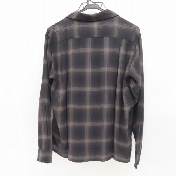 実際に弊社で買取させて頂いた【未使用】SUGAR CANE/シュガーケーン レーヨン オンブレチェックシャツ SC28852/Mの画像 1枚目